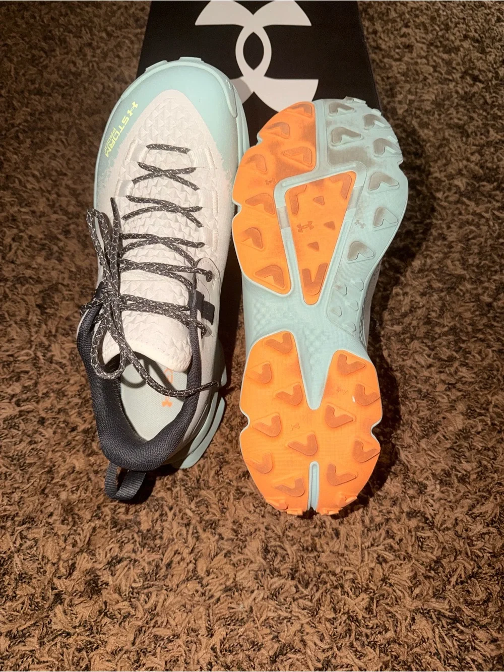 Under Armour Women’s Running Shoes - White & Light Teal